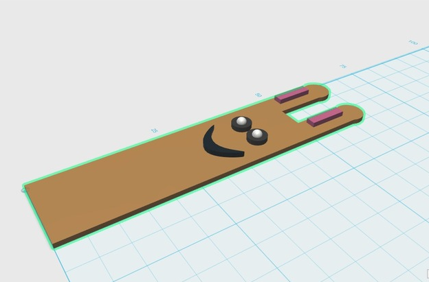 书签3D打印模型