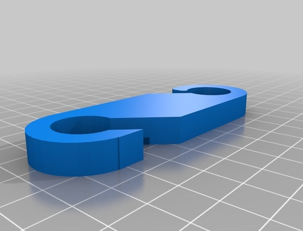 车内垃圾袋挂钩3D打印模型