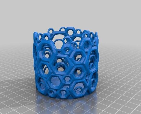 六角花瓶3D打印模型