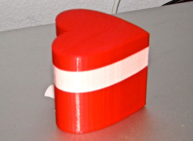 情人节礼盒3D打印模型