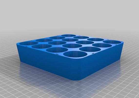 指甲油收纳盒3D打印模型