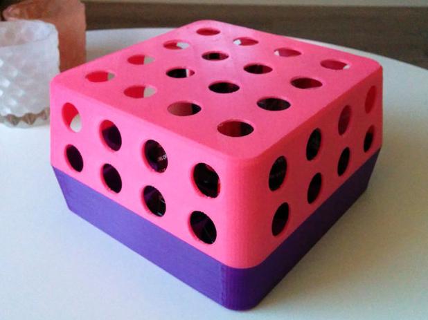 指甲油收纳盒3D打印模型