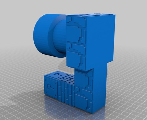 马里奥花盆3D打印模型