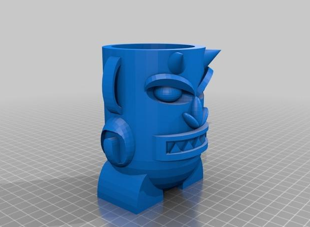 玛雅杯3D打印模型