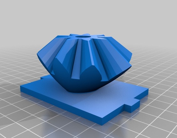爱心齿轮3D打印模型