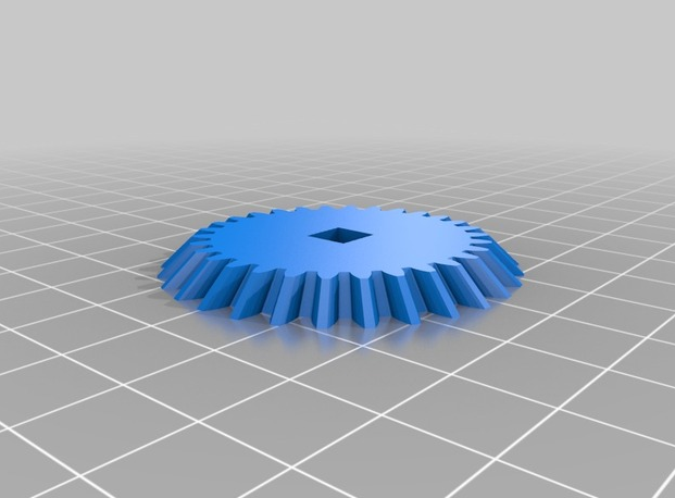 爱心齿轮3D打印模型