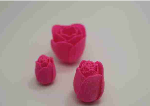 玫瑰雕塑3D打印模型