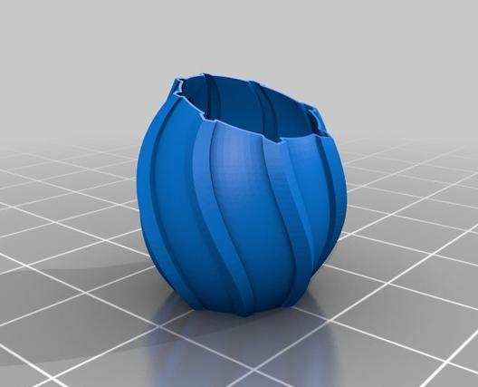 魅力花瓶3D打印模型