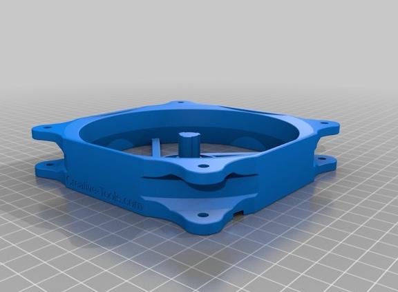 散热风扇3D打印模型
