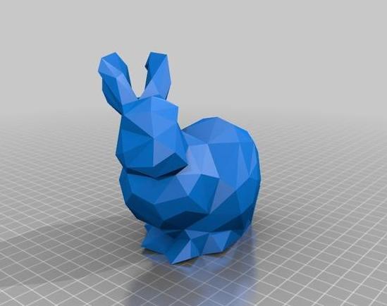 兔子雕塑3D打印模型