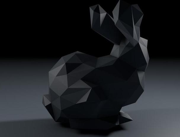 兔子雕塑3D打印模型