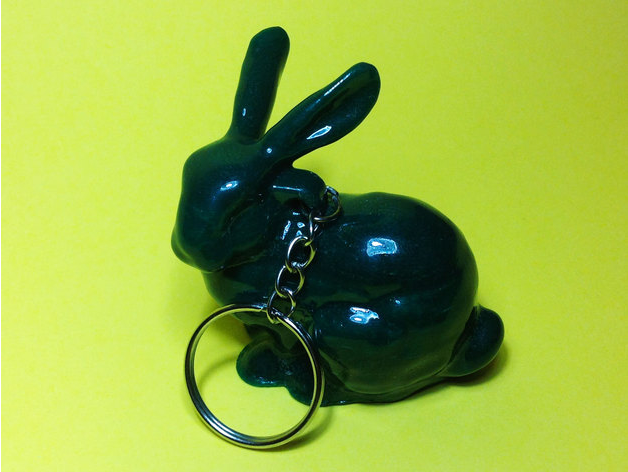 兔子钥匙扣3D打印模型