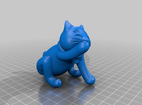 招财猫3D打印模型