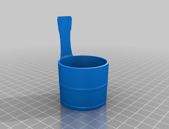 温泉桶3D打印模型