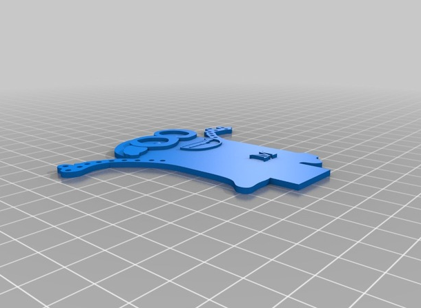 爪牙耳环架3D打印模型