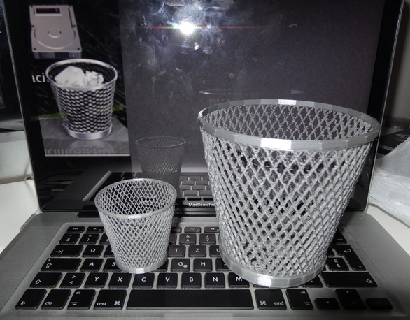 迷你垃圾篓3D打印模型
