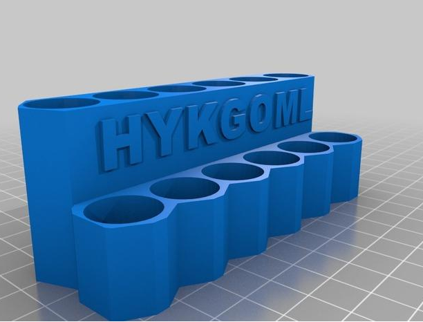 口红收纳盒3D打印模型