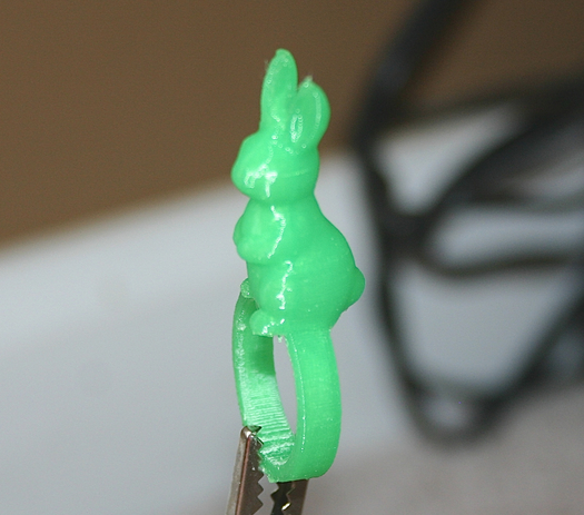 兔子戒指3D打印模型