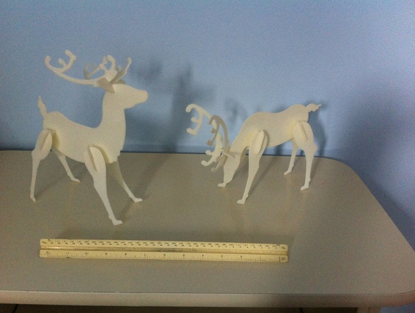 驯鹿装饰品3D打印模型