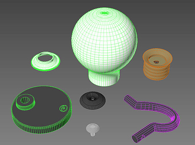 个性小灯泡3D打印模型