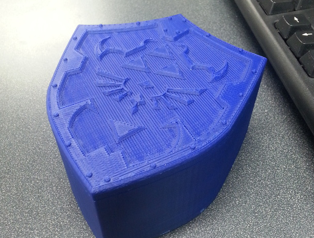 盾牌收纳3D打印模型