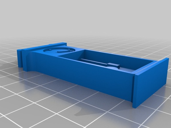 落地钟钥匙扣3D打印模型