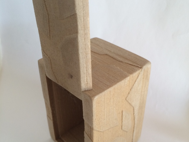正方块立体收纳盒3D打印模型