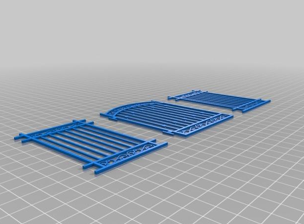 铁栅3D打印模型