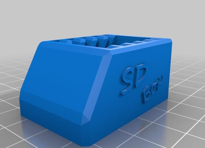 SD卡3D打印模型
