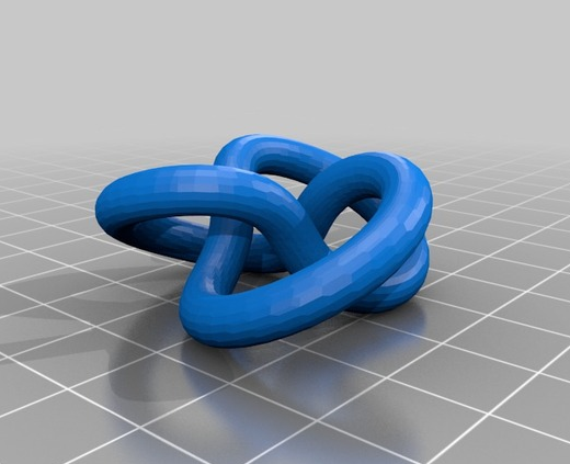 重叠环3D打印模型
