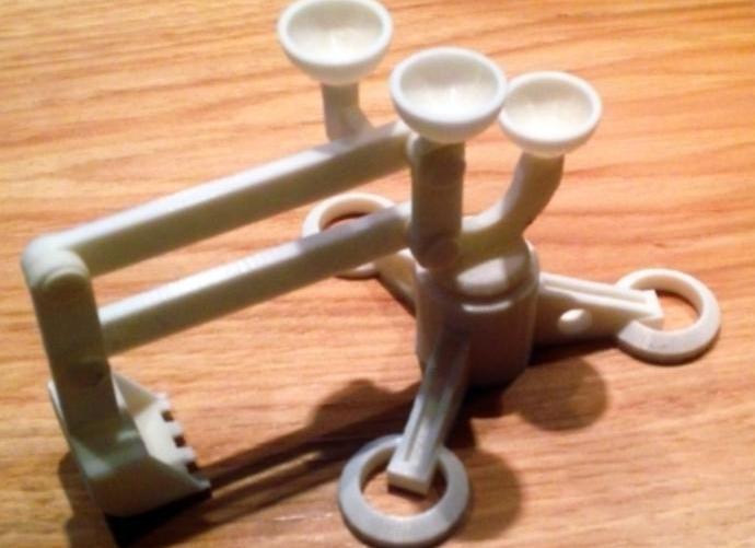 挖掘机3D打印模型