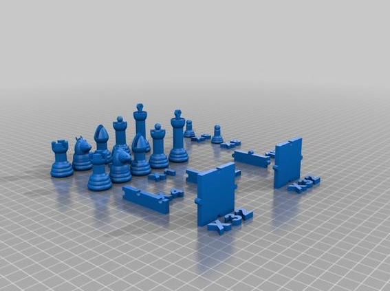 国际象棋3D打印模型