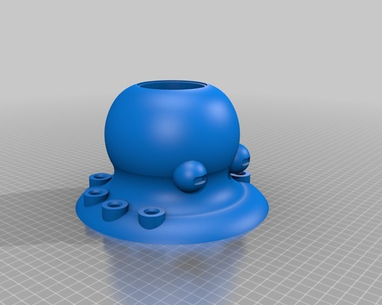 章鱼储蓄罐3D打印模型