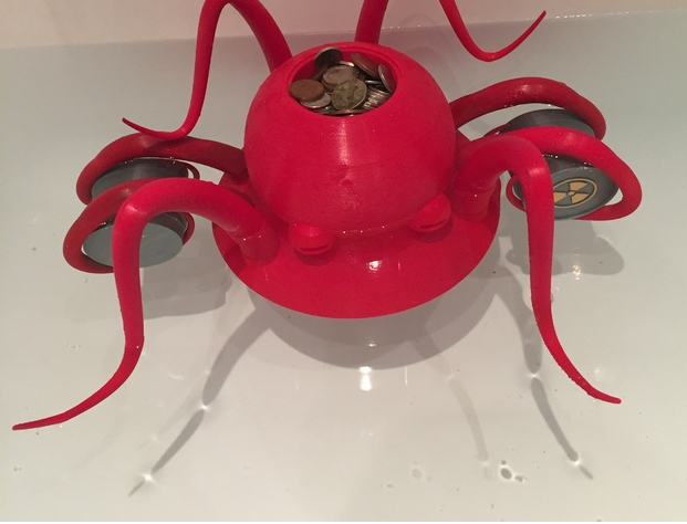 章鱼储蓄罐3D打印模型