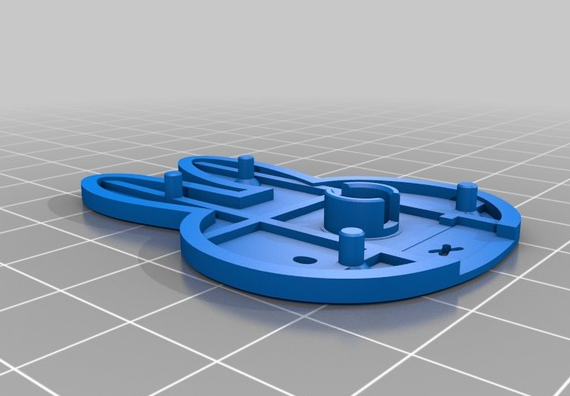 米菲包装U盘3D打印模型