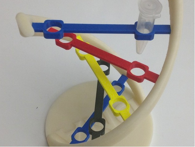 DNA试管架3D打印模型