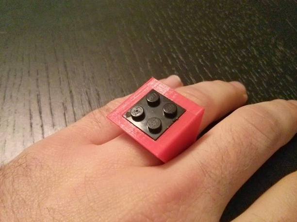 乐高戒指3D打印模型