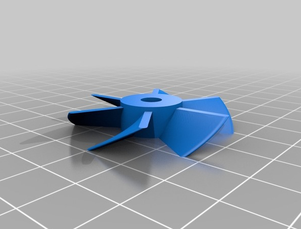 螺旋桨钥匙扣3D打印模型