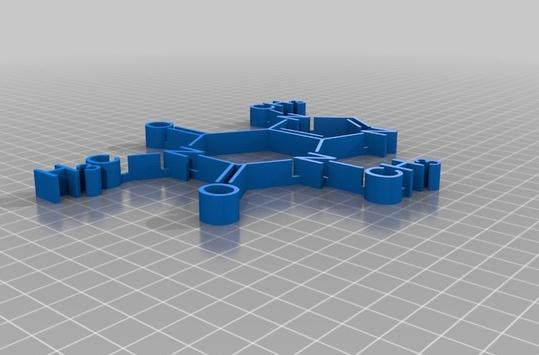 DNA机构图3D打印模型
