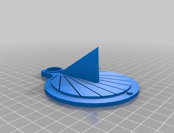 日晷3D打印模型