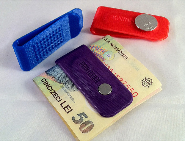 暗扣小钱夹3D打印模型