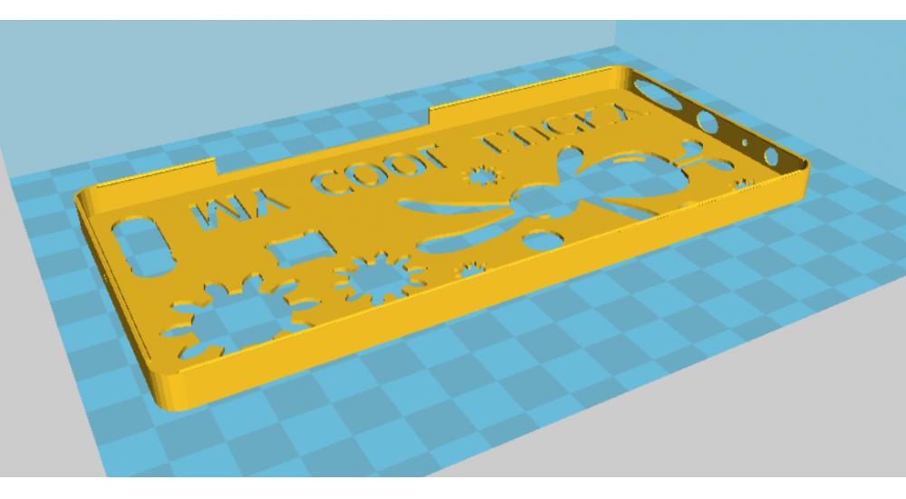 vivoX20plus手机壳3D打印模型