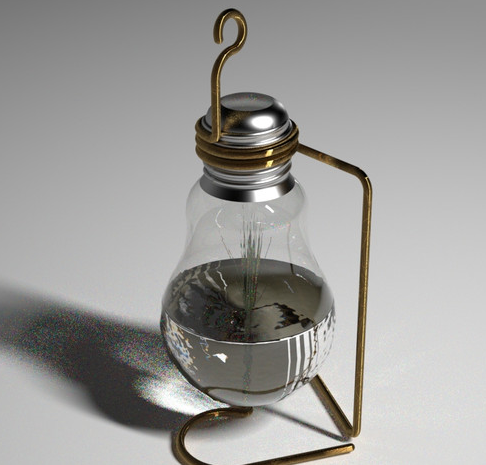 灯泡花瓶3D打印模型