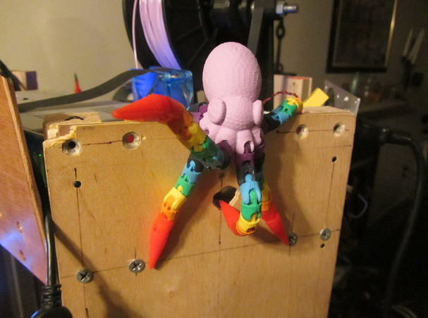 拼接章鱼3D打印模型