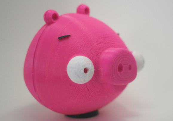 小猪储蓄罐3D打印模型