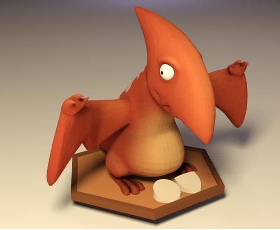 鸟博士3D打印模型