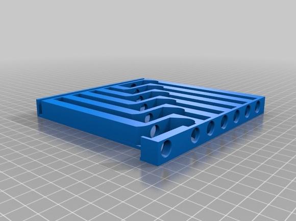 二进制教学加法机3D打印模型