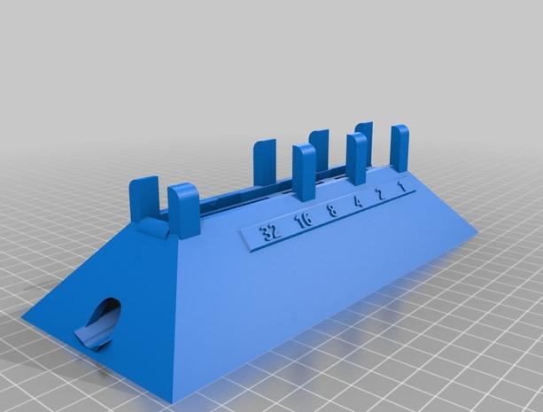 二进制教学加法机3D打印模型