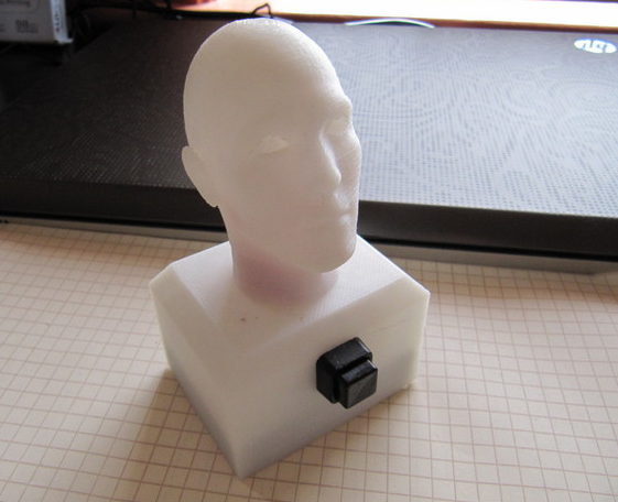 人头灯具3D打印模型