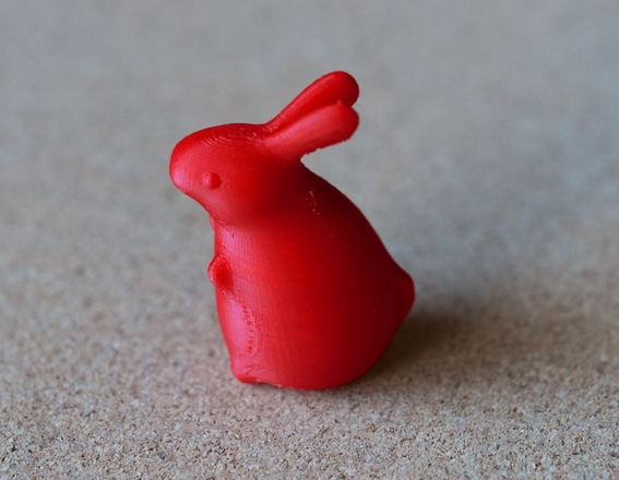 呆萌小兔子3D打印模型